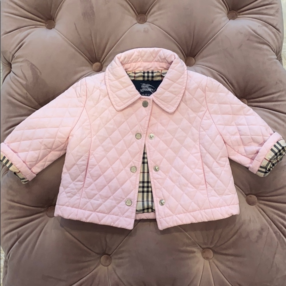 Burberry Baby girl pink jacket 3/6 months